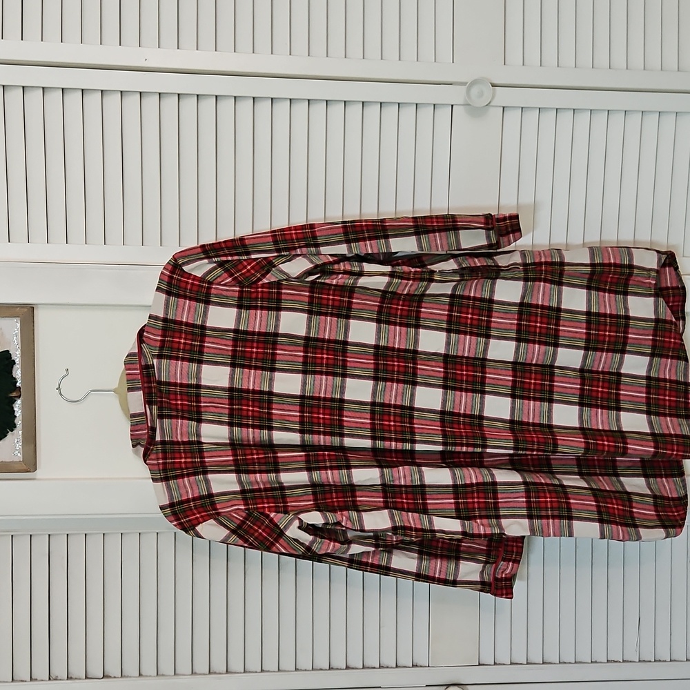 Hanna Andersson Red Plaid Night Shirt - Picture 3 of 3
